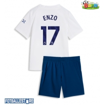 Manchester City Enzo Fernandez #17 Tredjedraktsett Barn 2026-27 Kortermet (+ Korte bukser)